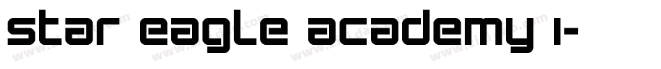 Star Eagle Academy I字体转换